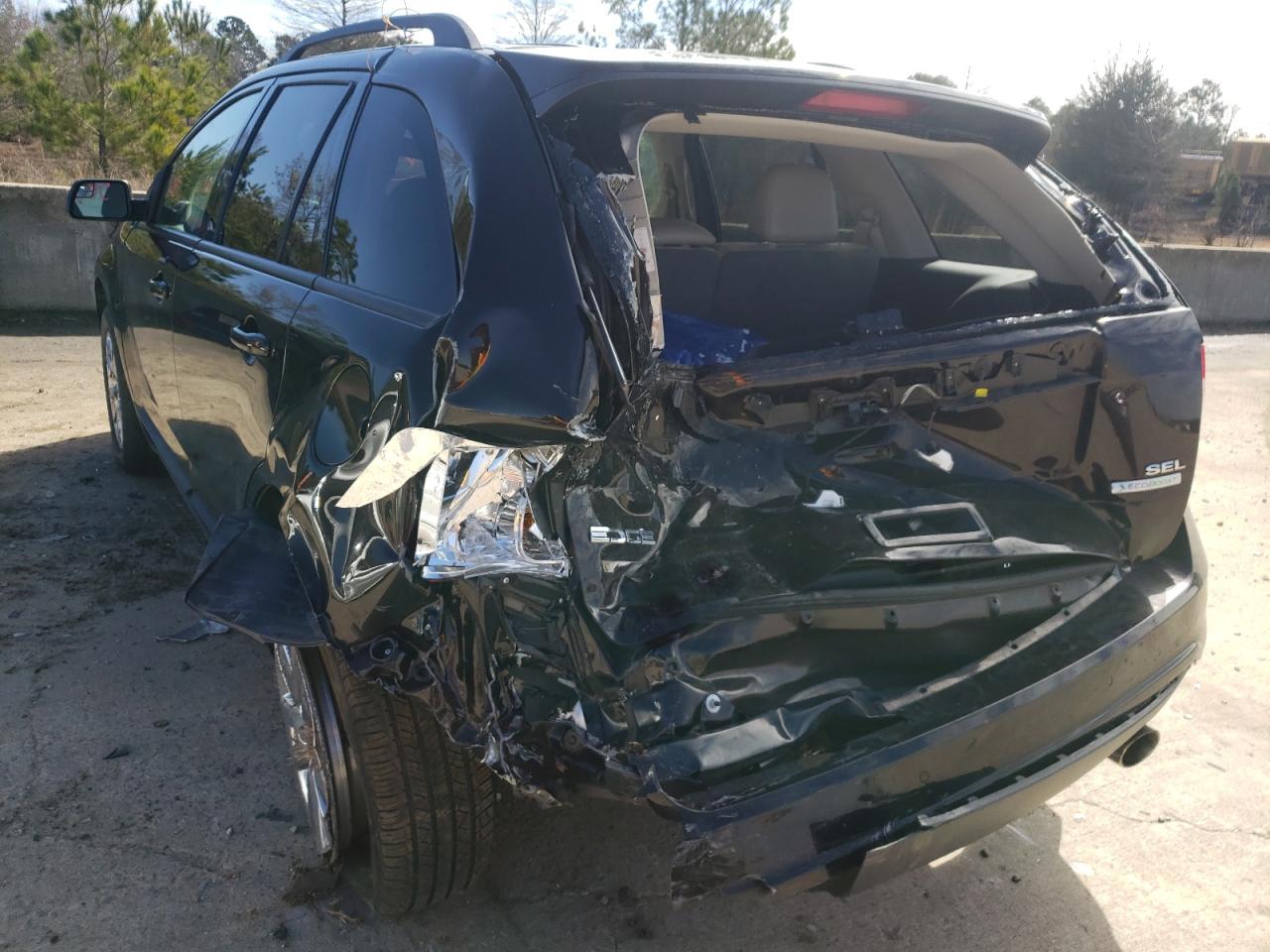 Photo 3 from auction – 2014 FORD EDGE with VIN 2FMDK3J97EBB10216