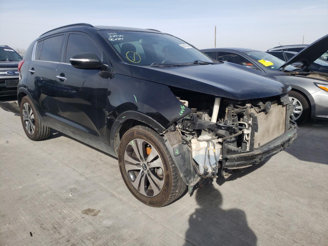 KIA SPORTAGE E 2013 with VIN KNDPC3A24D7441571 - Photo from auction