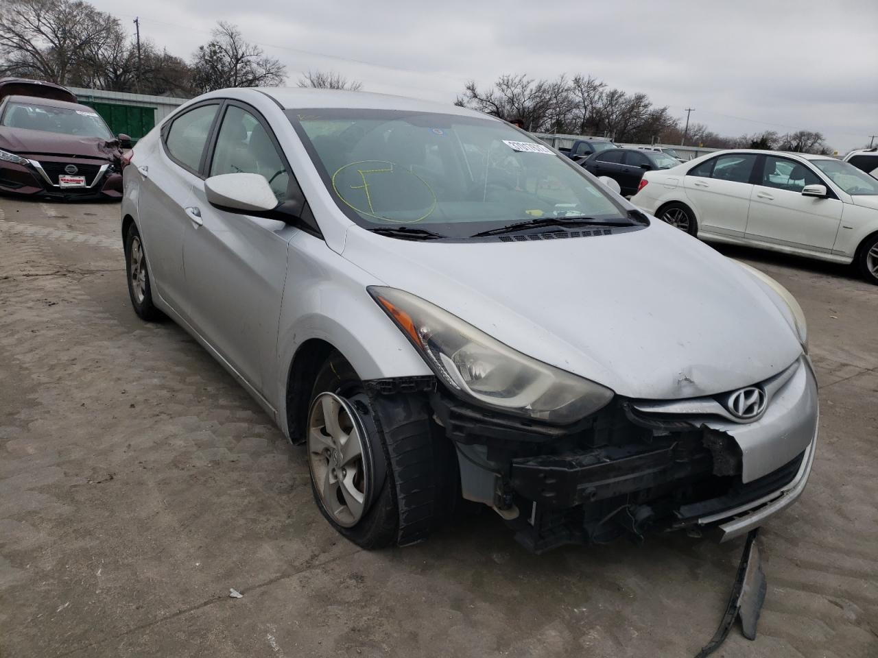 HYUNDAI ELANTRA SE 2014 with VIN KMHDH4AE2EU079954 - Photo from auction