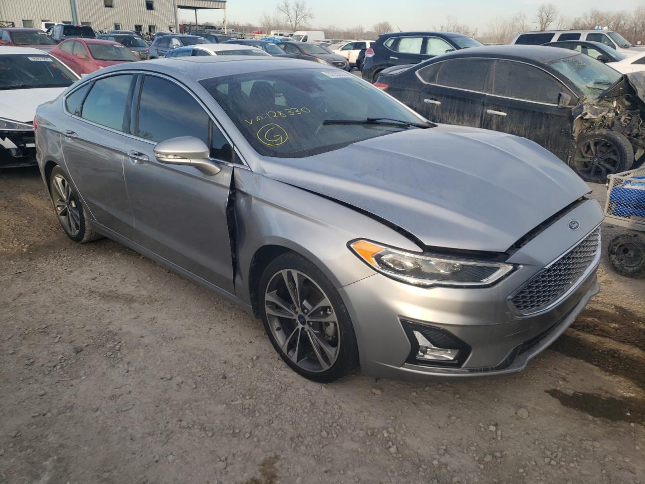 FORD FUSION TIT 2020 with VIN 3FA6P0K97LR128330 - Photo from auction