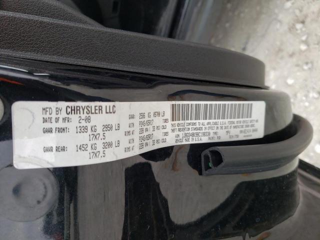 Photo 10 from auction – 2008 JEEP GRAND CHER with VIN 1J8GS48K98C198330