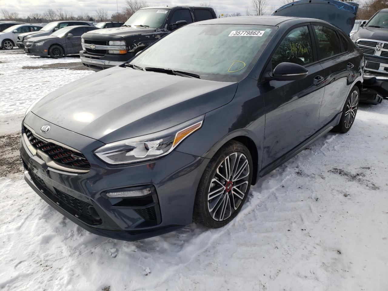 Photo 2 from auction – 2021 KIA FORTE GT with VIN 3KPF44AC0ME286590