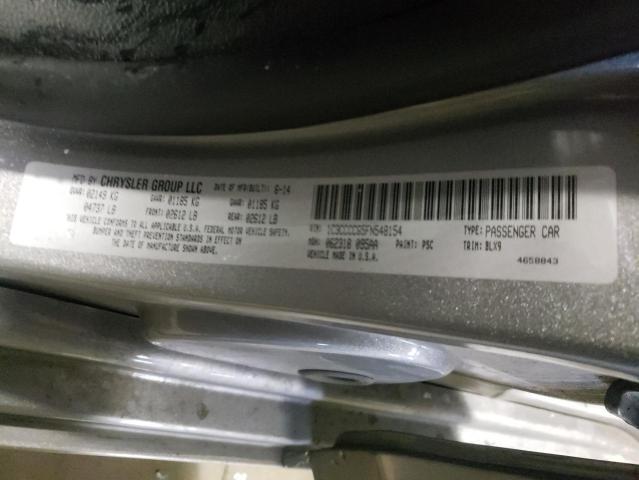 Photo 10 from auction – 2015 CHRYSLER 200 C with VIN 1C3CCCCG5FN548154