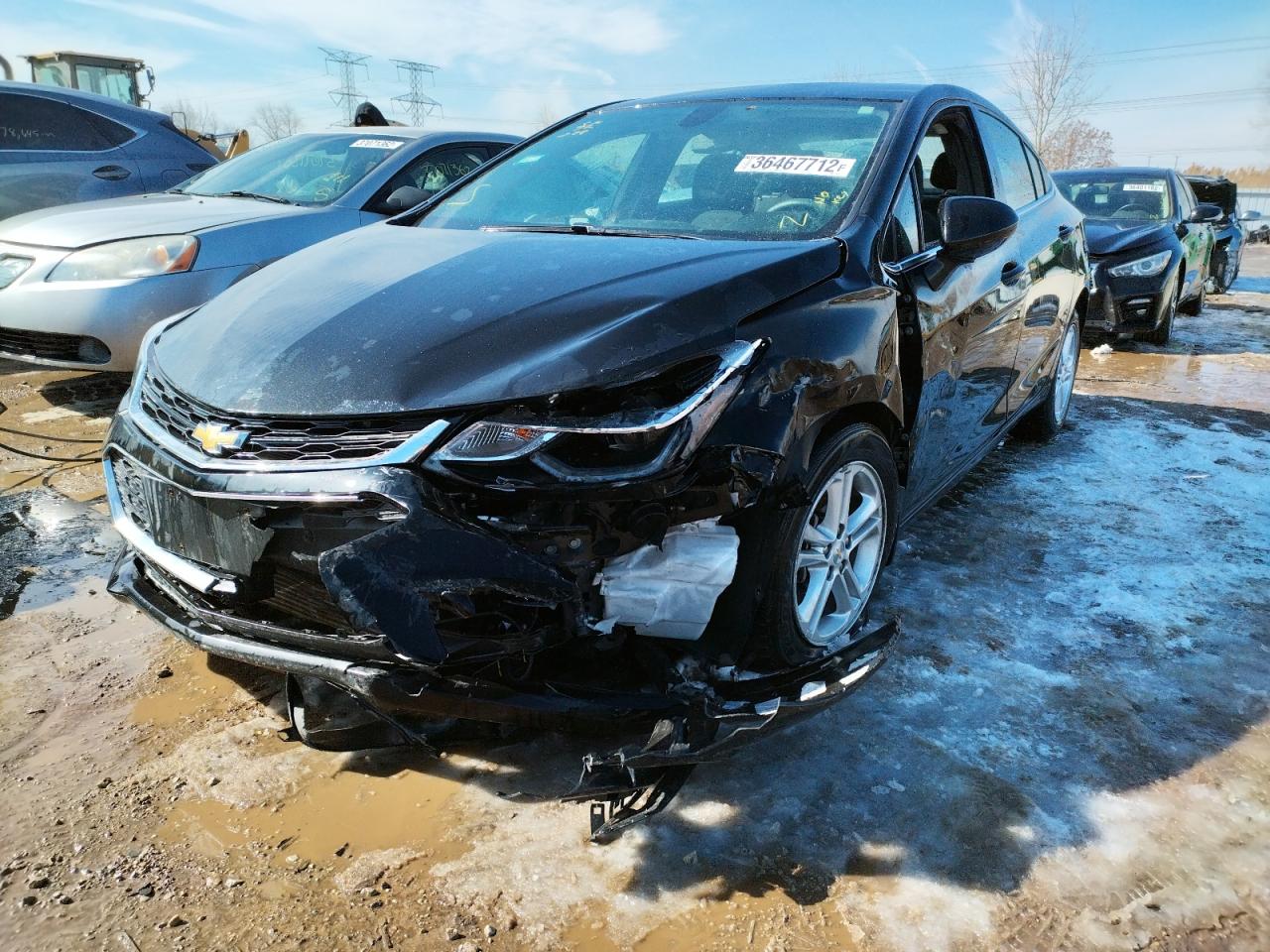 Photo 2 from auction – 2018 CHEVROLET CRUZE LT with VIN 1G1BE5SM2J7176010