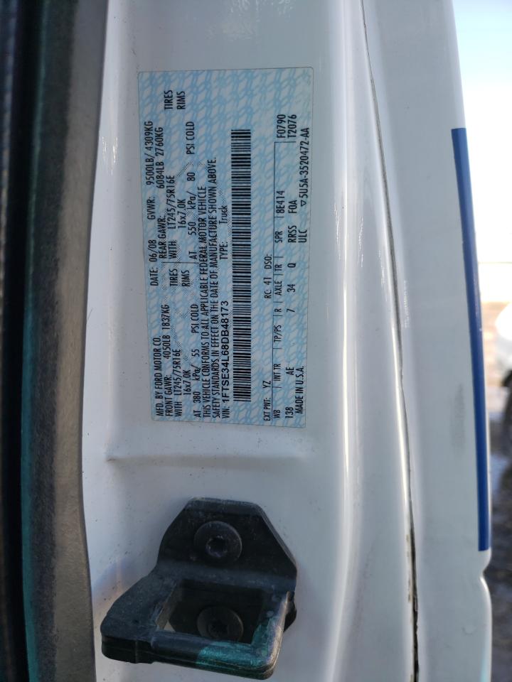 Photo 10 from auction – 2008 FORD ECONOLINE with VIN 1FTSE34L68DB48173