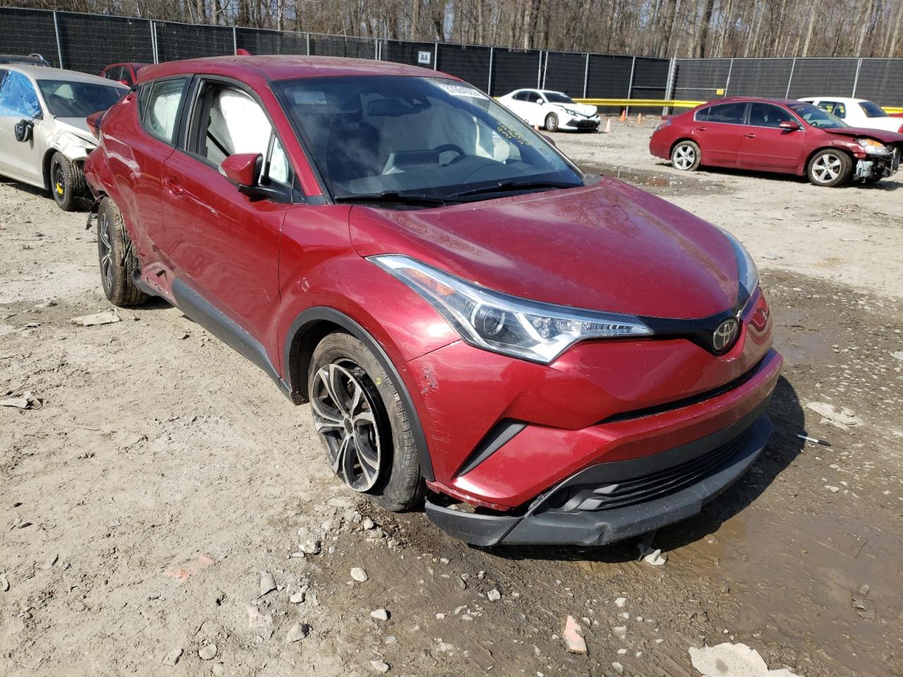 TOYOTA C-HR XLE 2019 with VIN NMTKHMBX0KR090364 - Photo from auction