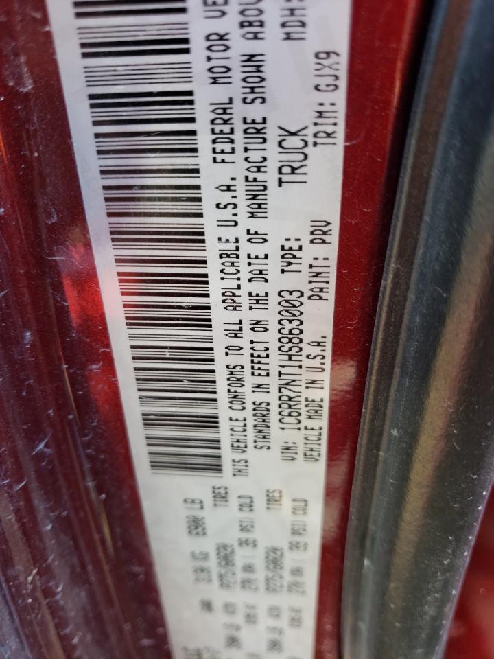 Photo 10 from auction – 2017 RAM 1500 LARAM with VIN 1C6RR7NT1HS863003
