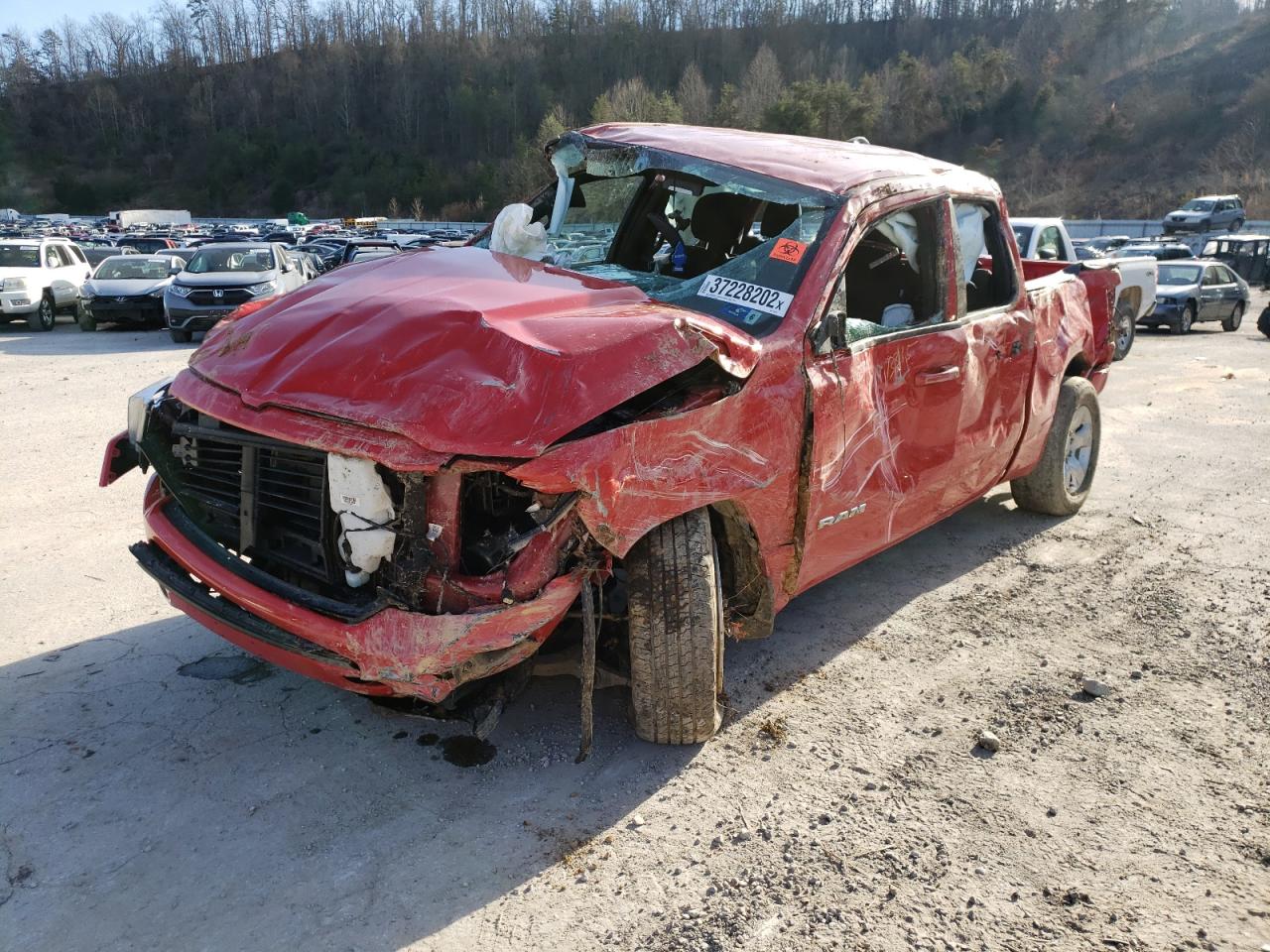 Photo 2 from auction – 2021 RAM 1500 BIG H with VIN 1C6SRFBT3MN815429