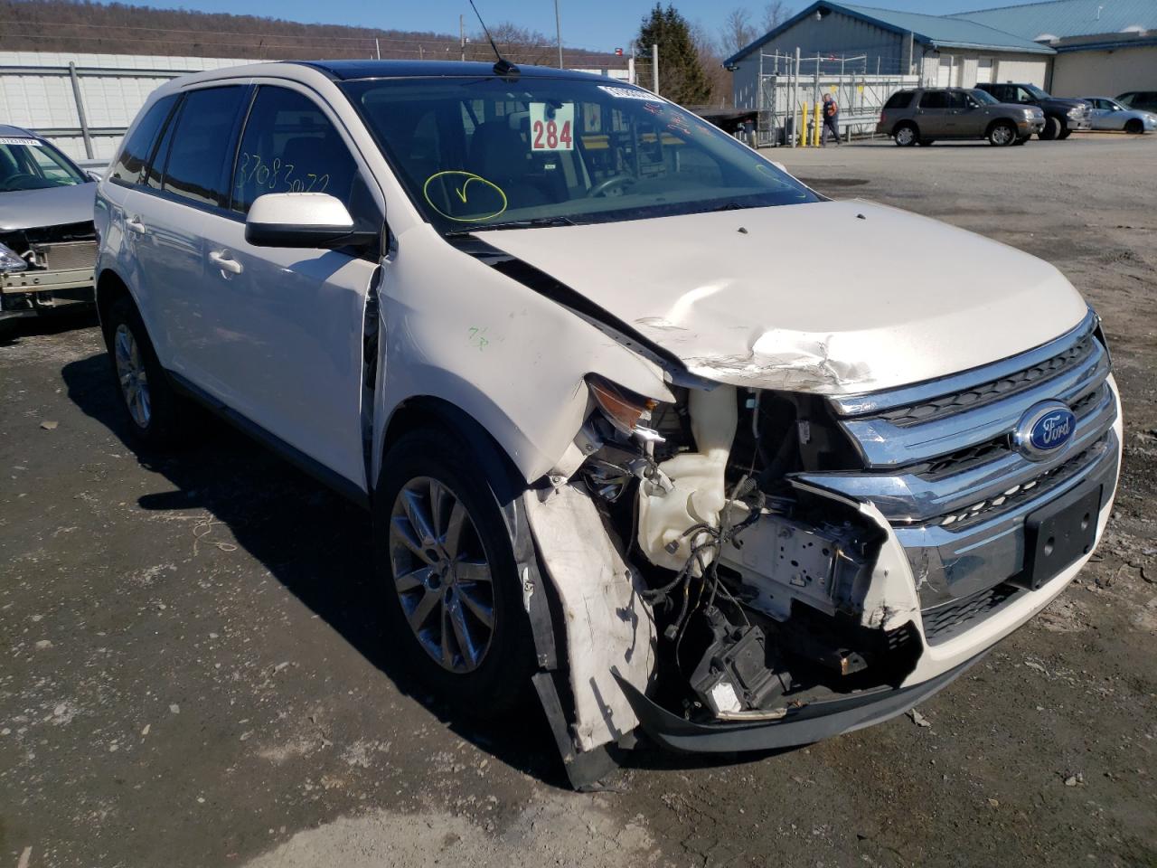 FORD EDGE SEL 2014 with VIN 2FMDK4JC7EBB34372 - Photo from auction