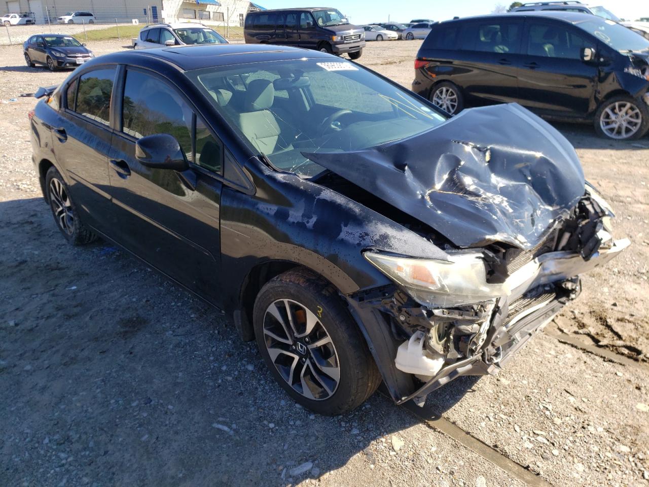 HONDA CIVIC EX 2013 with VIN 2HGFB2F86DH534328 - Photo from auction