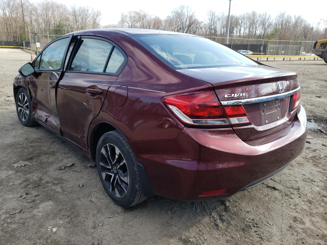 Photo 3 from auction – 2014 HONDA CIVIC EX with VIN 2HGFB2F82EH557347