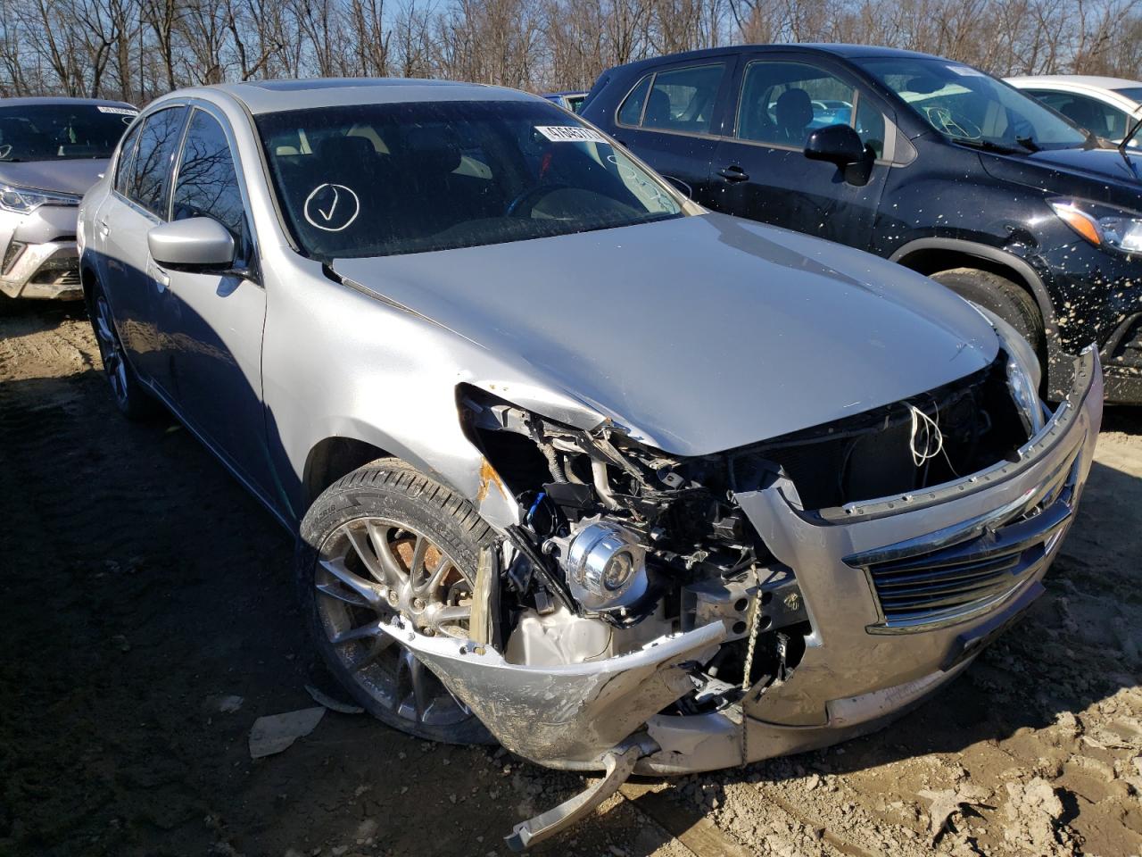 INFINITI G37 2010 with VIN JN1CV6AR3AM252207 - Photo from auction