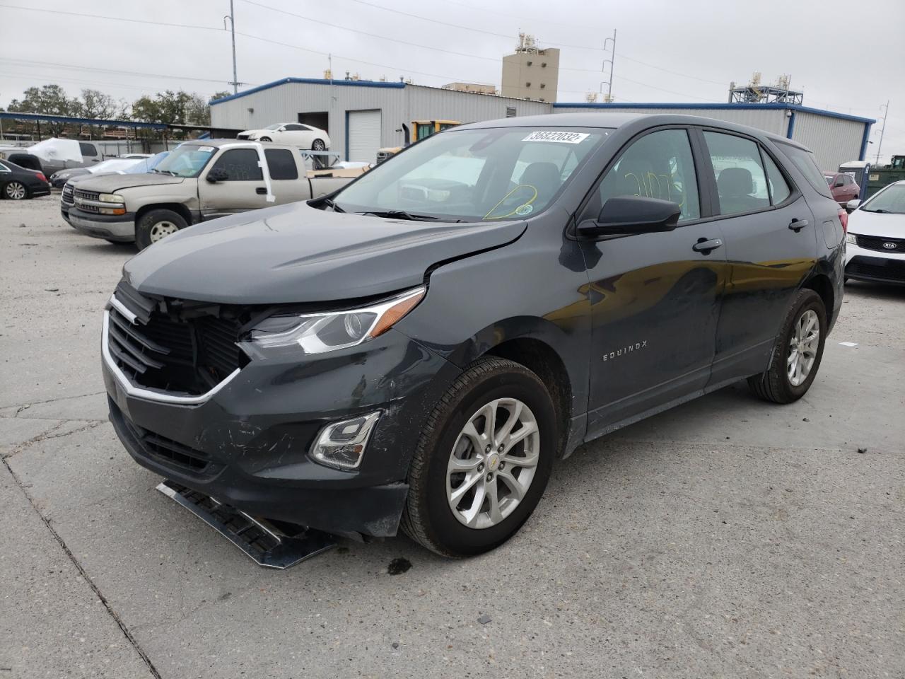 Photo 2 from auction – 2021 CHEVROLET EQUINOX LS with VIN 2GNAXHEV2M6140414