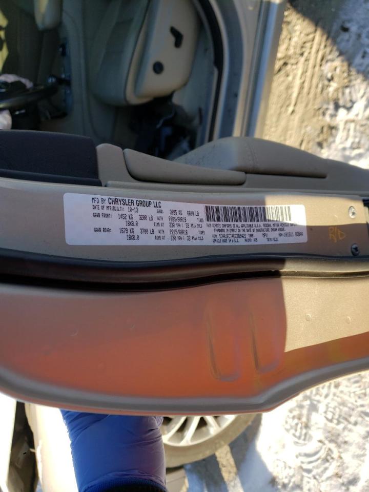Photo 10 from auction – 2014 JEEP GRAND CHER with VIN 1C4RJFCT4EC289421