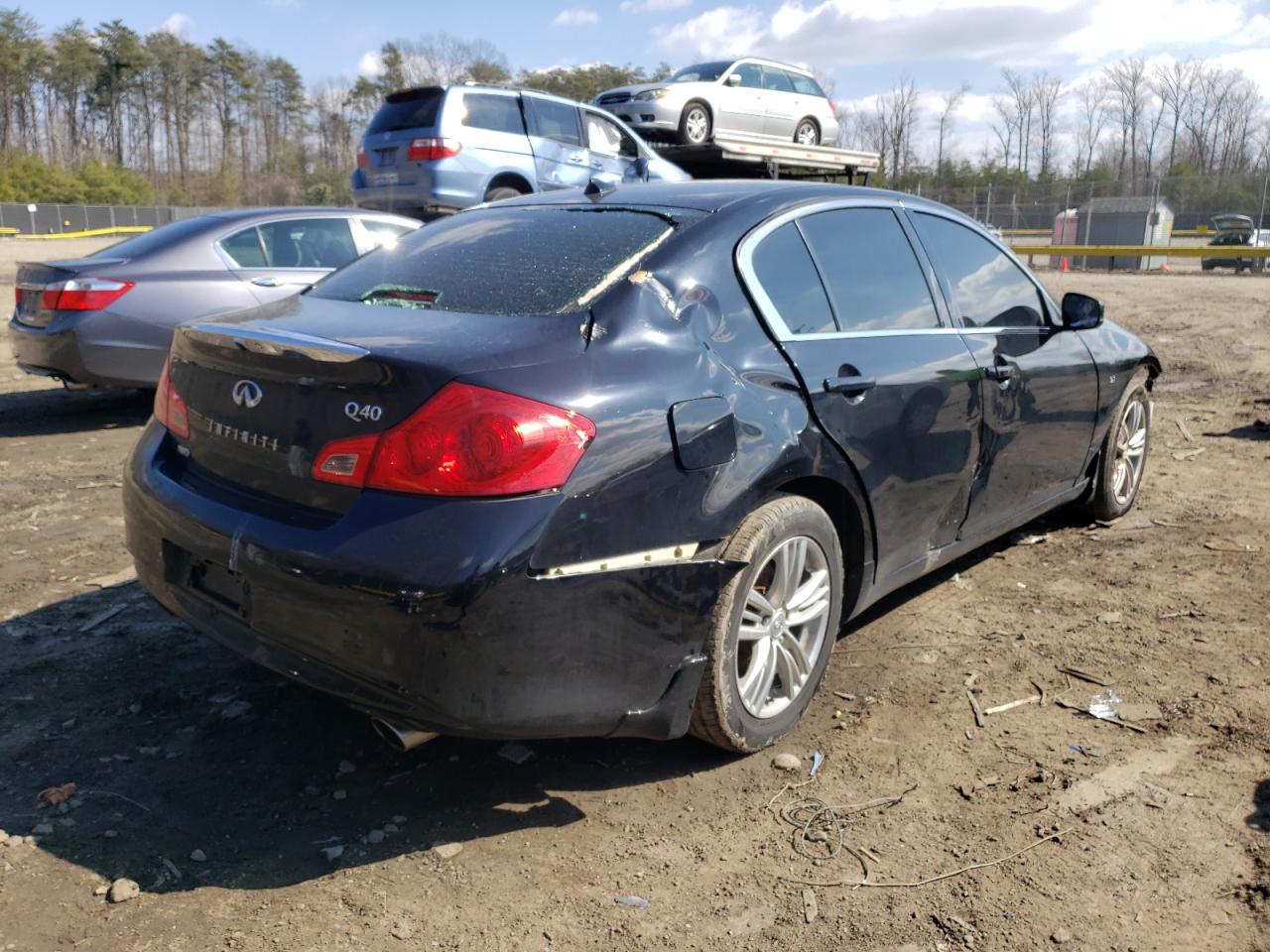 Photo 4 from auction – 2015 INFINITI Q40 with VIN JN1CV6AR7FM650690