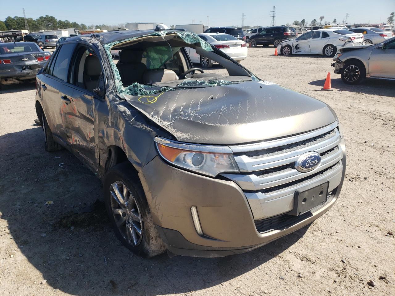 FORD EDGE SEL 2013 with VIN 2FMDK3JC6DBB29835 - Photo from auction
