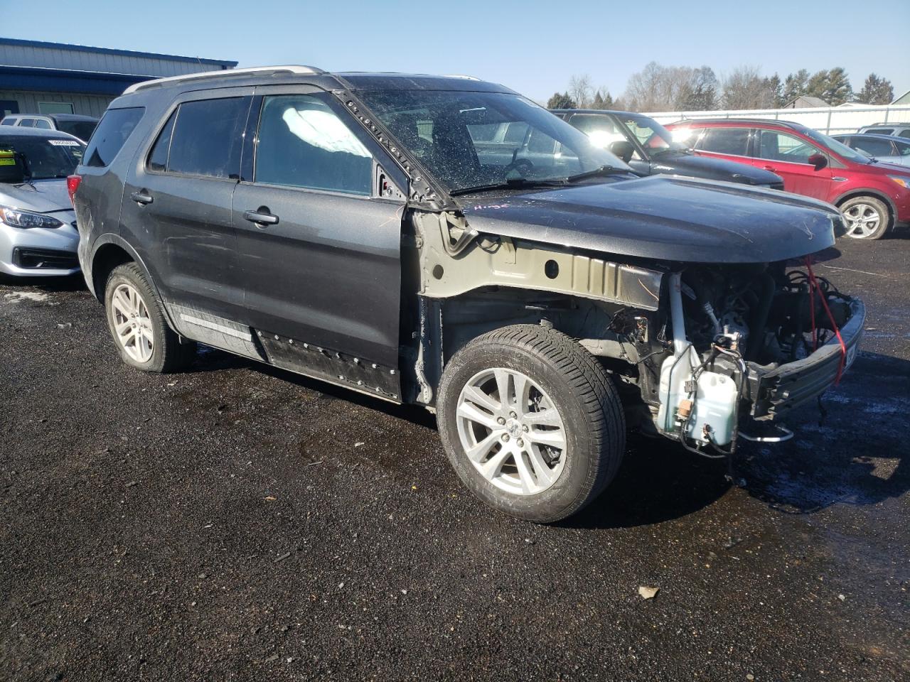 FORD EXPLORER X 2018 with VIN 1FM5K8D81JGC30147 - Photo from auction