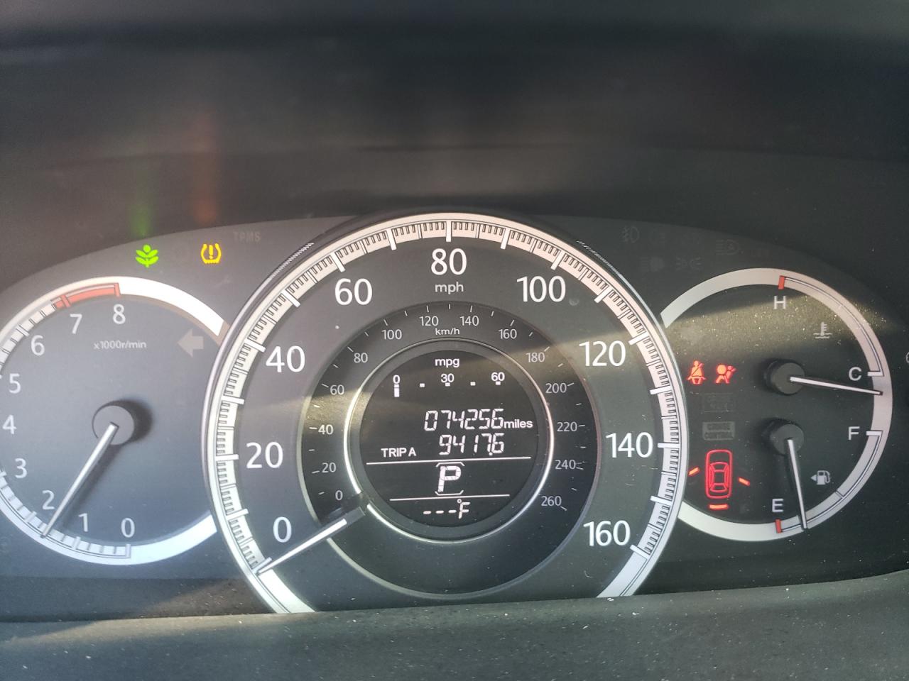 Photo 8 from auction – 2015 HONDA ACCORD LX with VIN 1HGCR2F39FA034409