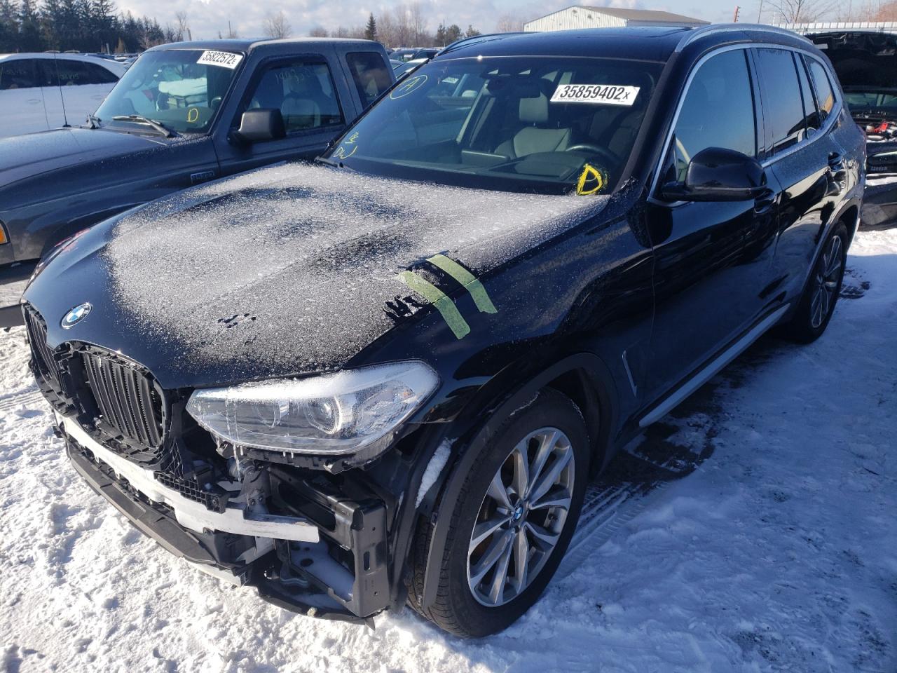 Photo 2 from auction – 2019 BMW X3 XDRIVE3 with VIN 5UXTR9C5XKLR05957
