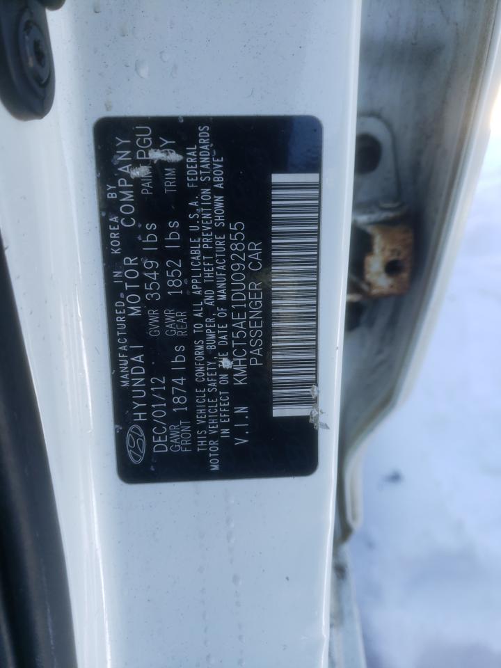 Photo 10 from auction – 2013 HYUNDAI ACCENT GLS with VIN KMHCT5AE1DU092855