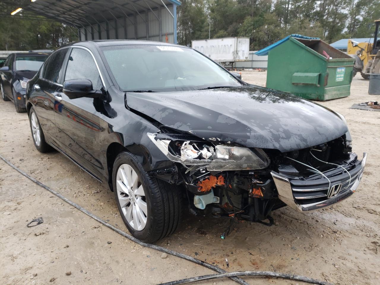 HONDA ACCORD EXL 2013 with VIN 1HGCR2F80DA128641 - Photo from auction