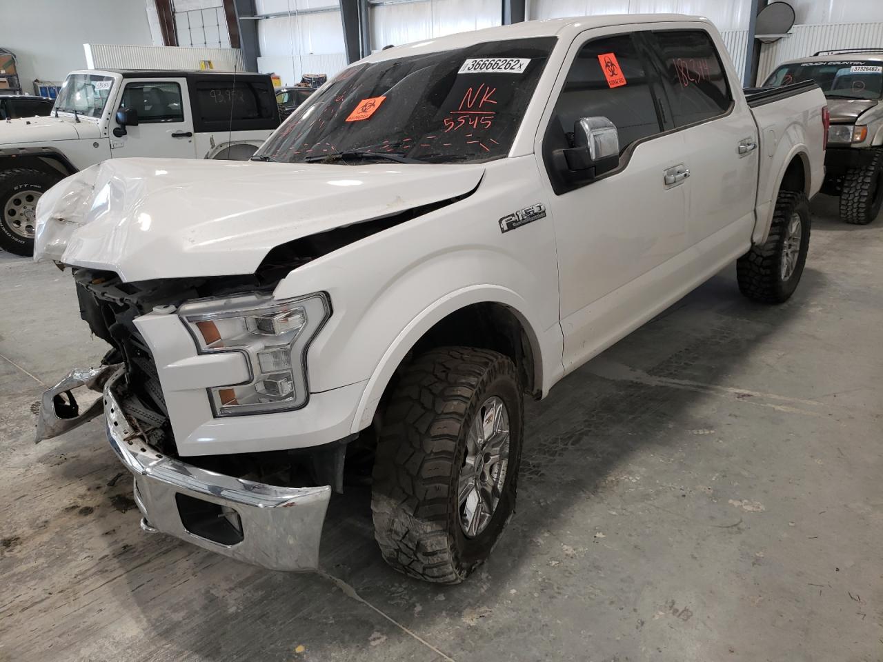 Photo 2 from auction – 2015 FORD F150 SUPER with VIN 1FTEW1EFXFKD35545