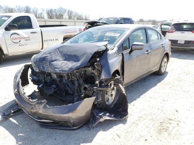 Photo 2 from auction – 2015 HONDA CIVIC LX with VIN 19XFB2F51FE081061