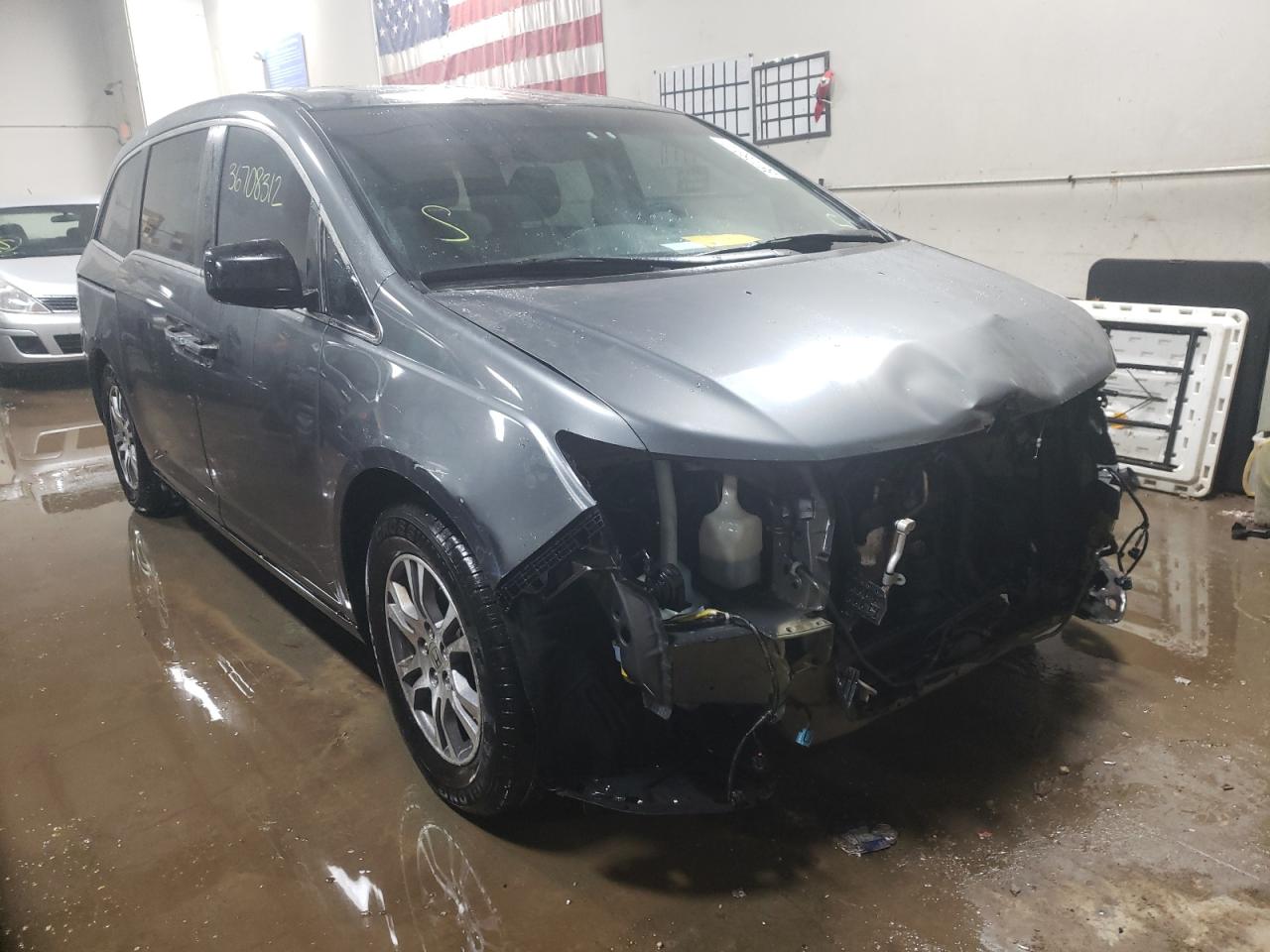HONDA ODYSSEY EX 2011 with VIN 5FNRL5H68BB026368 - Photo from auction