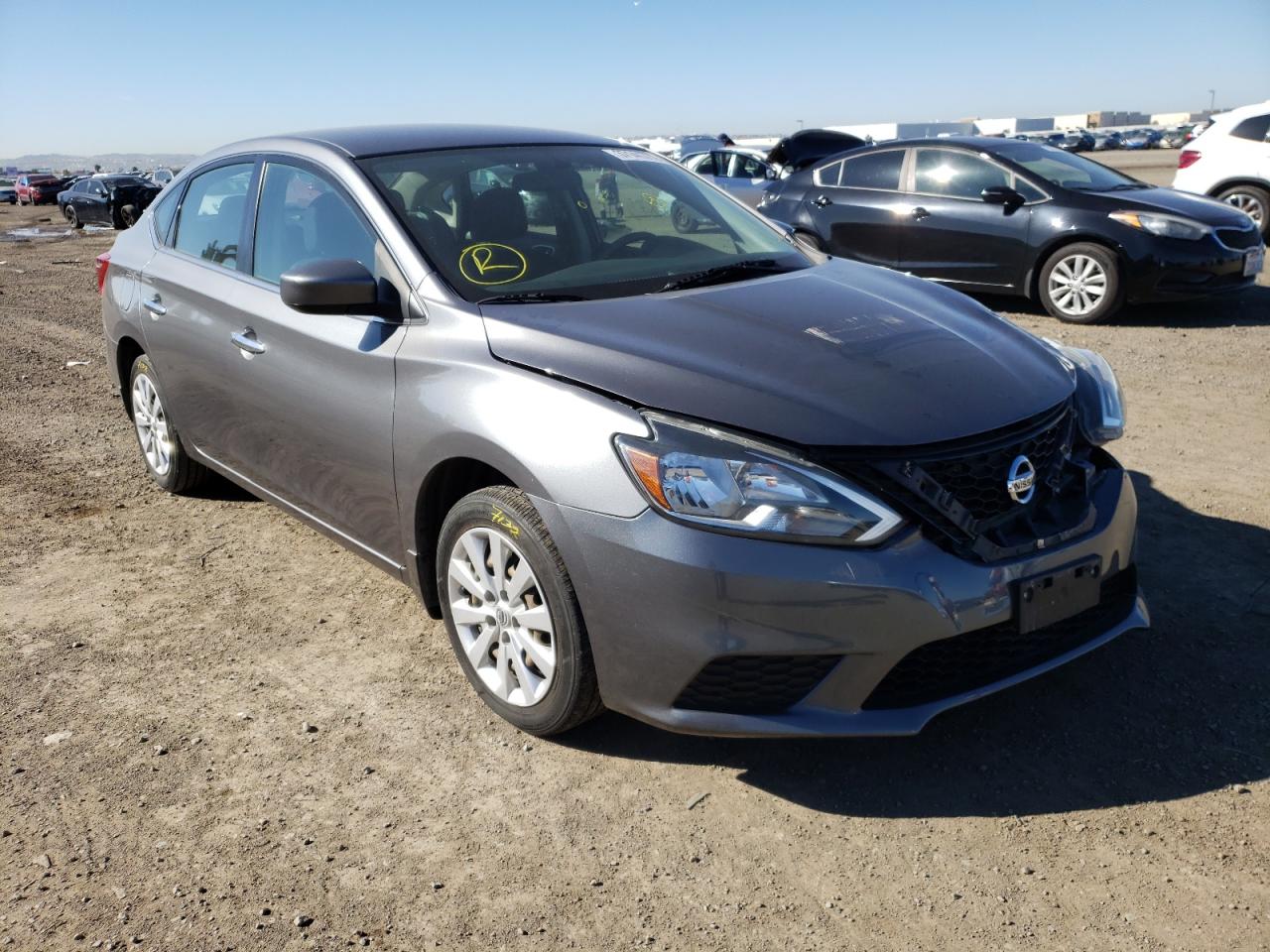 NISSAN SENTRA S 2016 with VIN 3N1AB7AP6GL672485 - Photo from auction