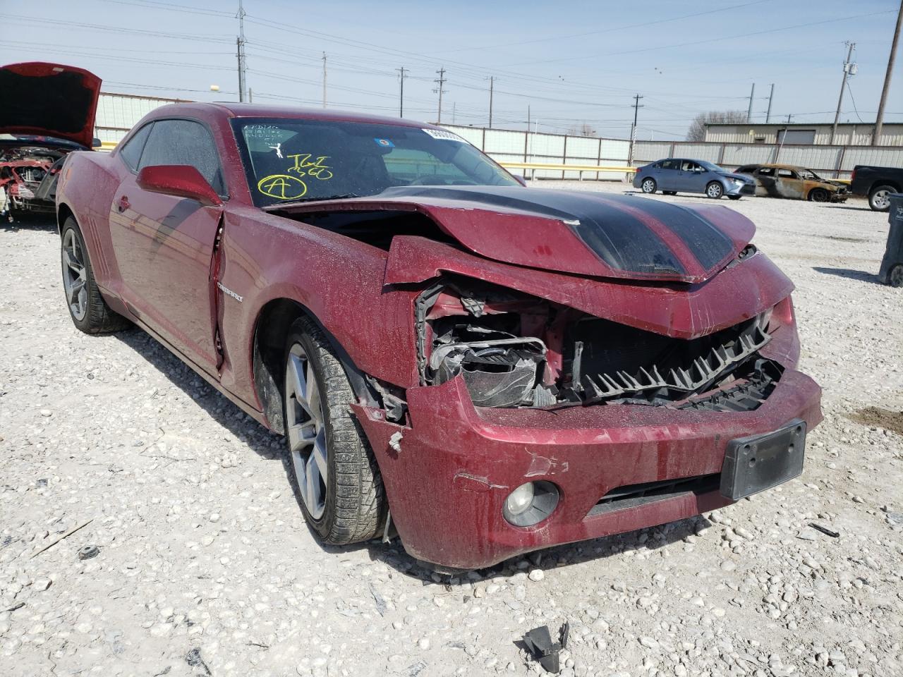 CHEVROLET CAMARO LT 2011 with VIN 2G1FB1ED4B9109701 - Photo from auction