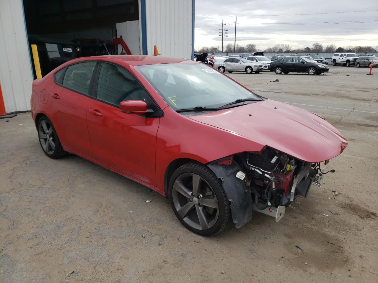 DODGE DART GT 2015 with VIN 1C3CDFEBXFD421910 - Photo from auction