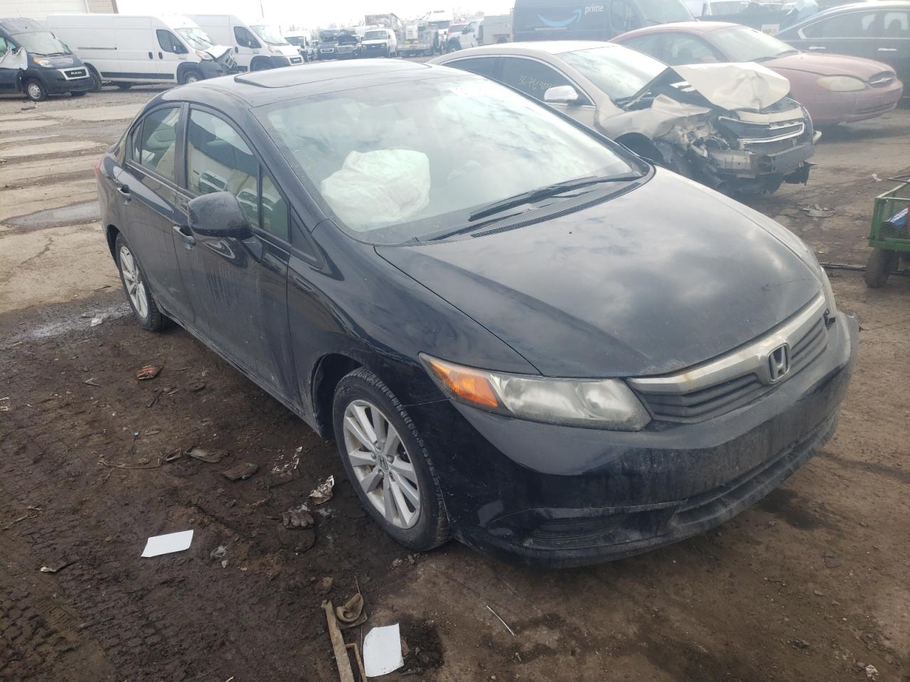 HONDA CIVIC EX 2012 with VIN 19XFB2F83CE035575 - Photo from auction