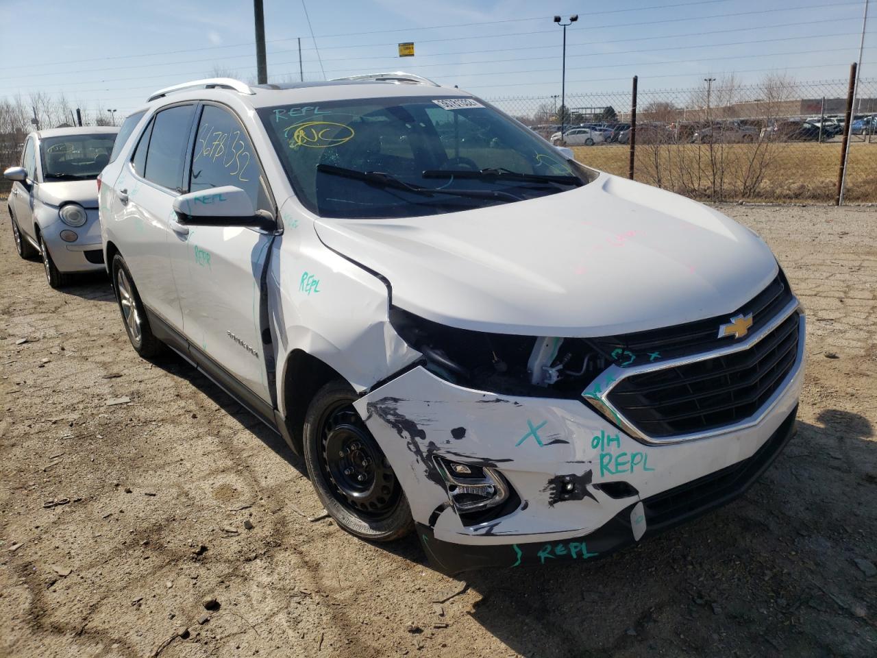CHEVROLET EQUINOX LT 2018 with VIN 2GNAXJEV9J6130160 - Photo from auction