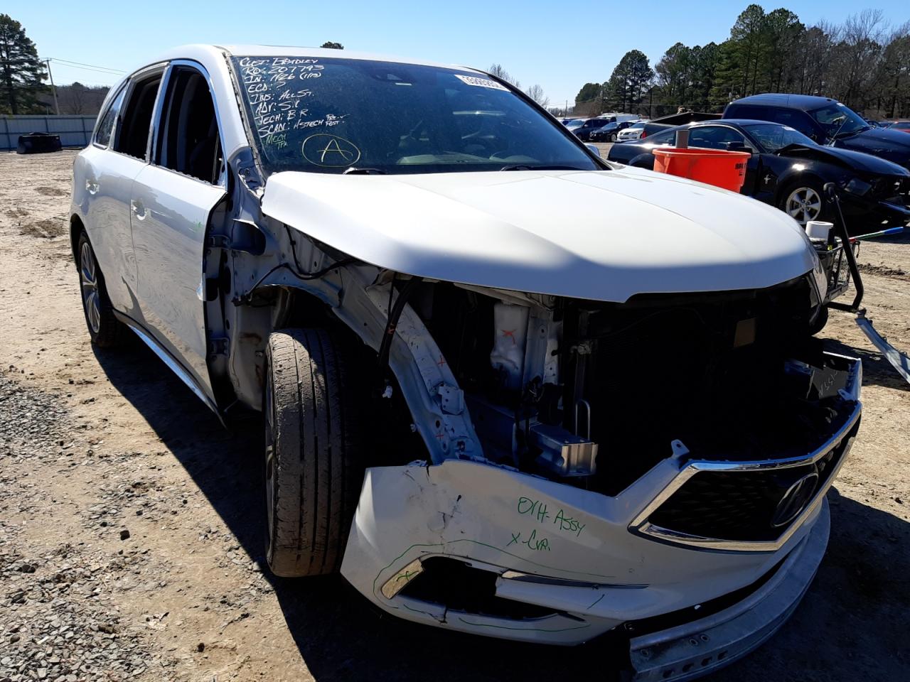 ACURA MDX TECHNO 2017 with VIN 5J8YD3H55HL000130 - Photo from auction