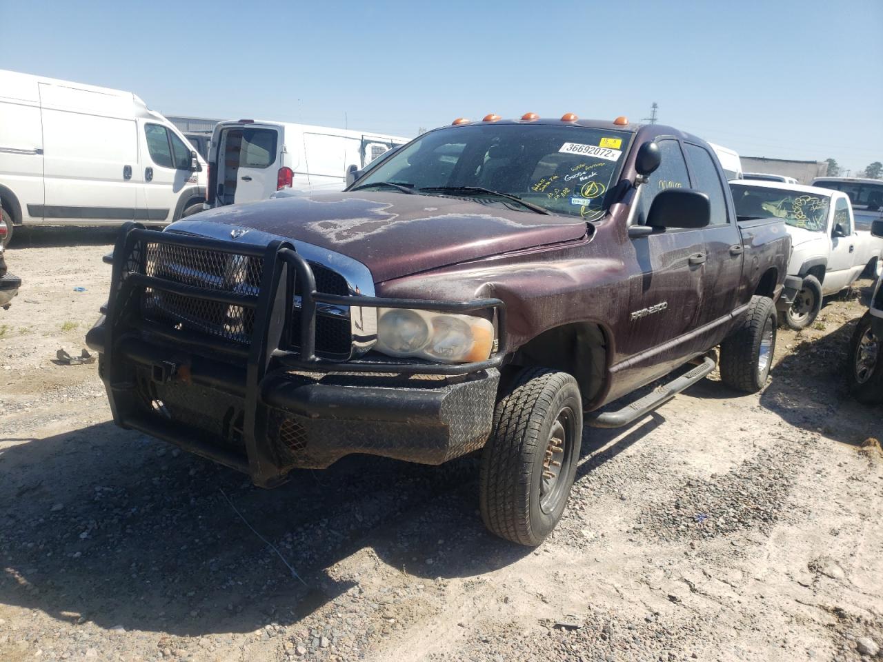 Photo 2 from auction – 2005 DODGE RAM 2500 S with VIN 3D7KS28D05G850130