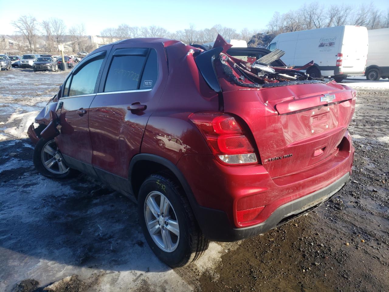 Photo 3 from auction – 2020 CHEVROLET TRAX 1LT with VIN 3GNCJPSB9LL253852