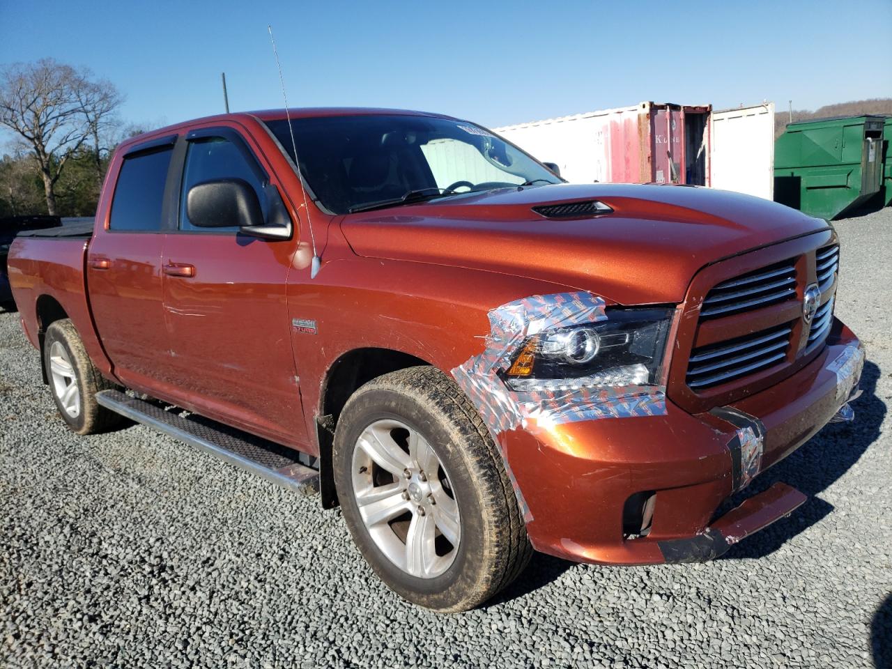 RAM 1500 SPORT 2013 with VIN 1C6RR7MT7DS620503 - Photo from auction