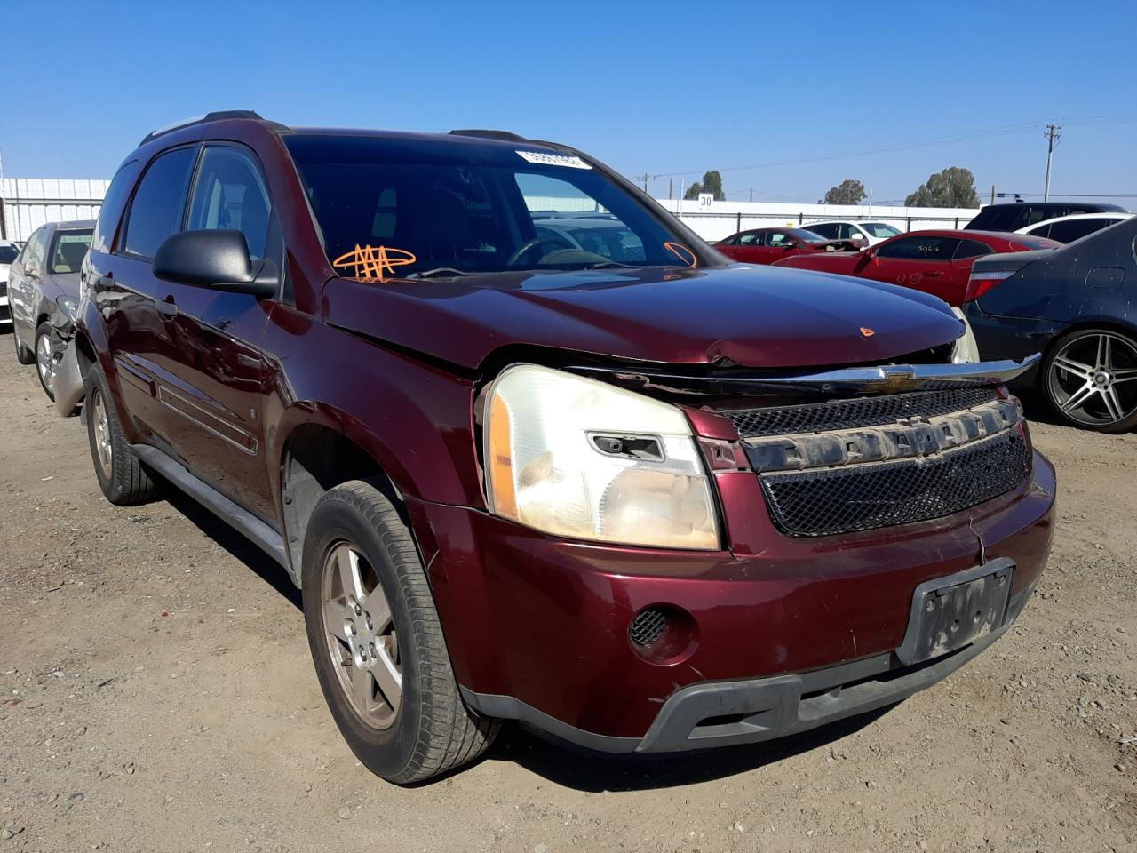 CHEVROLET EQUINOX LS 2008 with VIN 2CNDL23F086049833 - Photo from auction