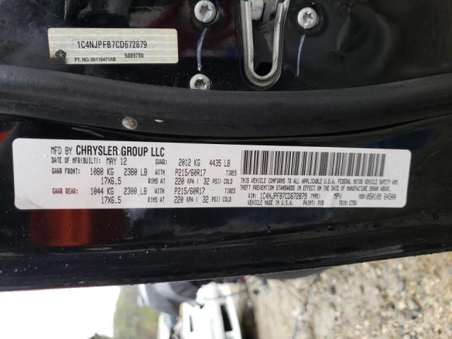 Photo 10 from auction – 2012 JEEP PATRIOT LA with VIN 1C4NJPFB7CD672879