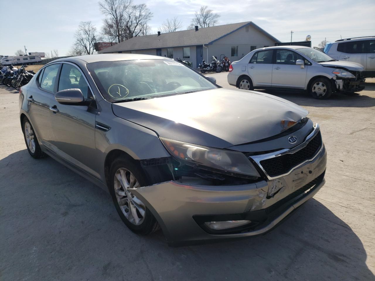 KIA OPTIMA LX 2012 with VIN 5XXGM4A70CG038076 - Photo from auction
