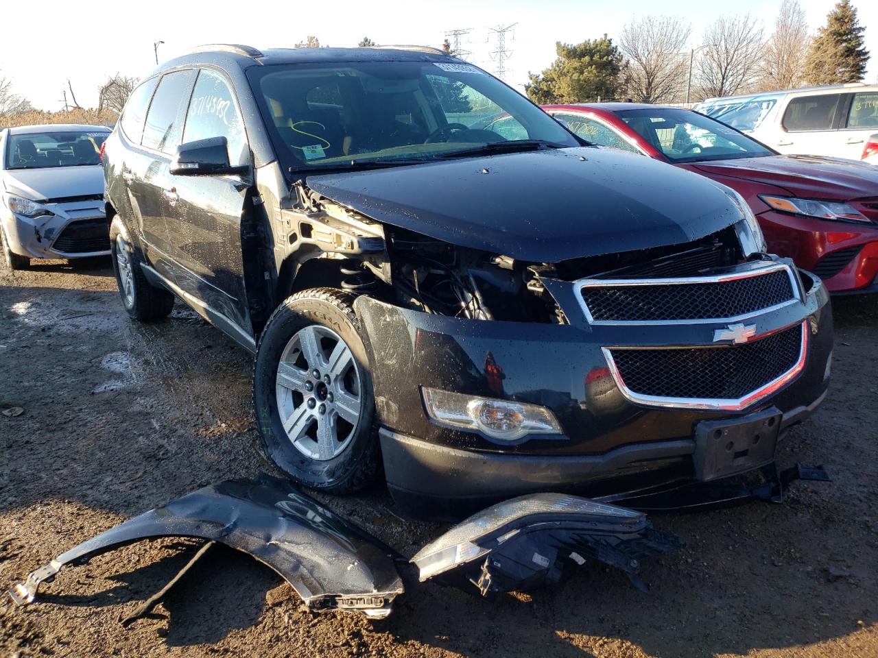 CHEVROLET TRAVERSE L 2012 with VIN 1GNKVGEDXCJ256280 - Photo from auction