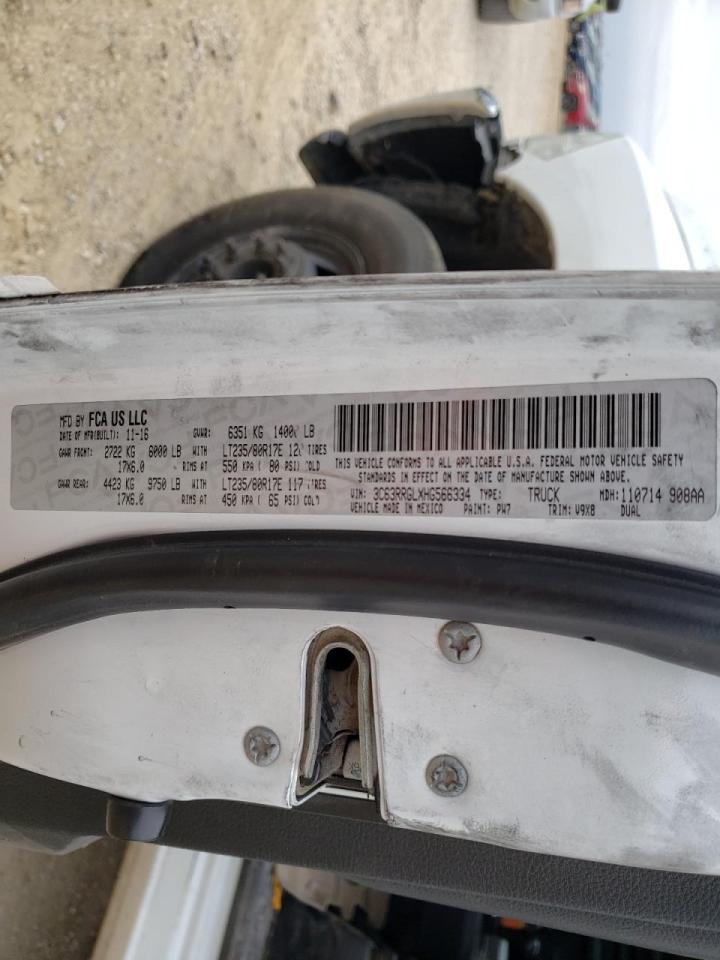 Photo 10 from auction – 2017 RAM 3500 ST with VIN 3C63RRGLXHG566334