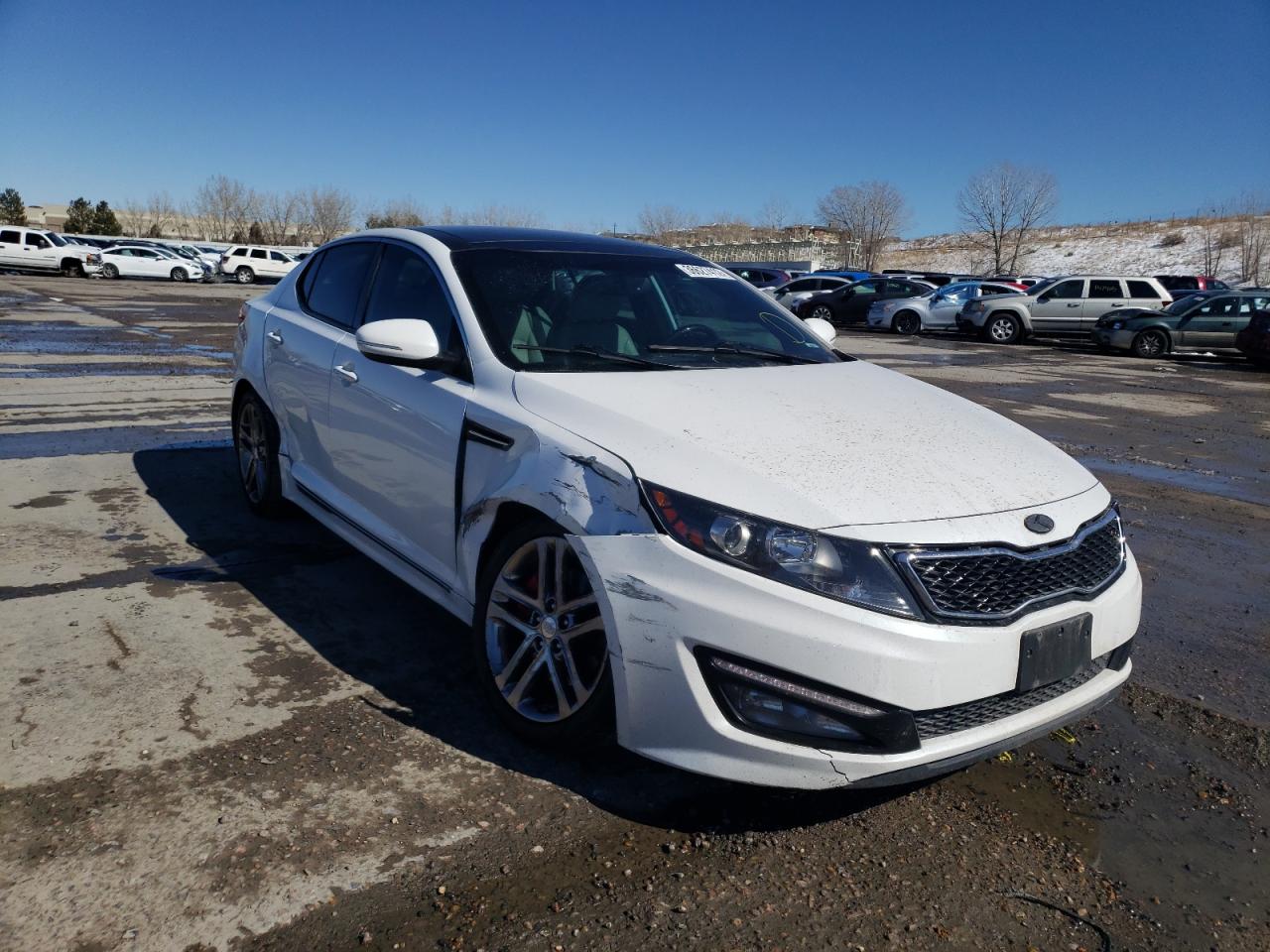 KIA OPTIMA SX 2013 with VIN 5XXGR4A60DG190367 - Photo from auction