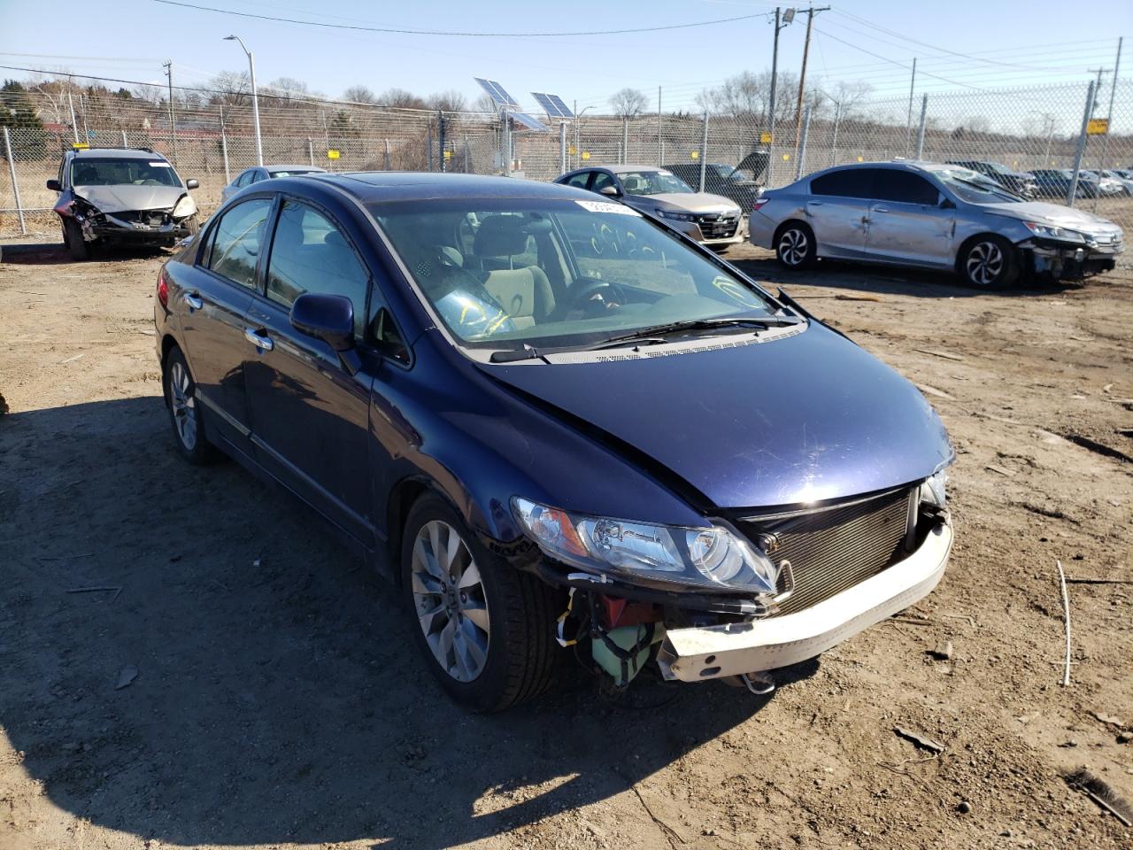 Photo 1 from auction – 2009 HONDA CIVIC EX with VIN 19XFA16889E039028