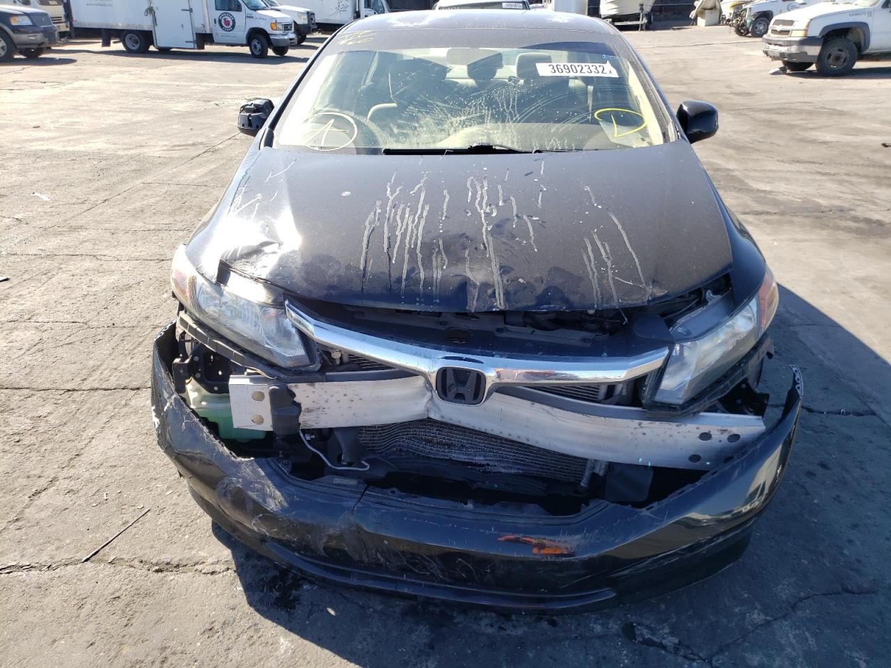 Photo 9 from auction – 2012 HONDA CIVIC LX with VIN 2HGFB2F57CH611969