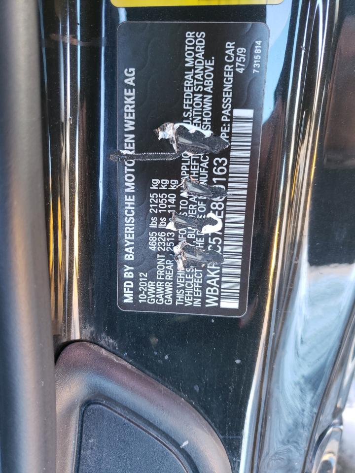 Photo 10 from auction – 2013 BMW ALL OTHER with VIN WBAKF9C57DE860163