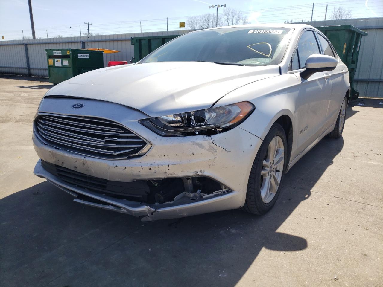 Photo 2 from auction – 2018 FORD FUSION SE with VIN 3FA6P0LU3JR221622
