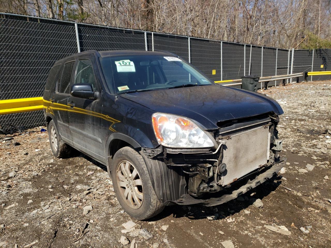 Photo 1 from auction – 2005 HONDA CR-V EX with VIN SHSRD78885U303155