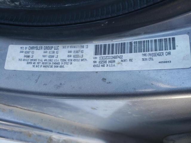 Photo 10 from auction – 2013 DODGE AVENGER SX with VIN 1C3CDZCG1DN687422