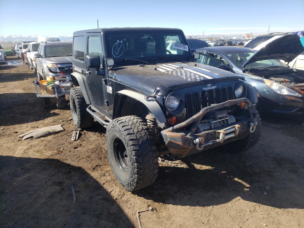 JEEP WRANGLER S 2011 with VIN 1J4AA2D17BL604320 - Photo from auction
